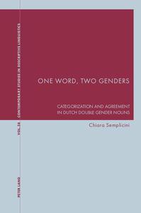 One Word, Two Genders Categorization and Agreement in Dutch Double Gender Nouns