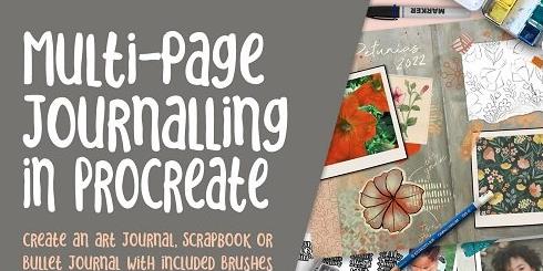 Multi Page Art Journal in Procreate – Create Multi-Page Documents and Add Photos, Lettering and More