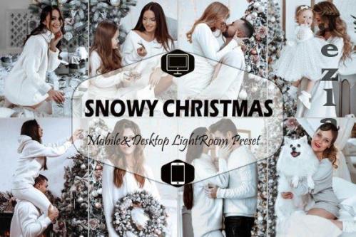 12 Snowy Christmas Mobile & Desktop Lightroom Presets, White - 2346628
