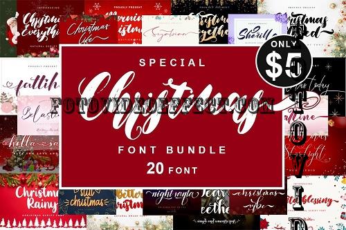 Special Christmas Font Bundle - 2353245