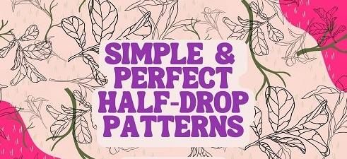Simple & Perfect Half-Drop Patterns in Procreate