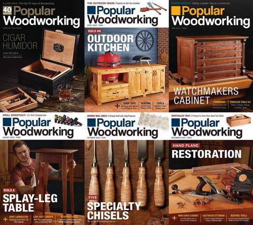 Popular Woodworking №263-268 (January-December 2022). Архив 2022