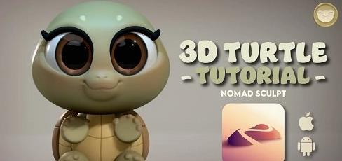 3D Turtle Tutorial – Character Modeling in Nomad Sculpt