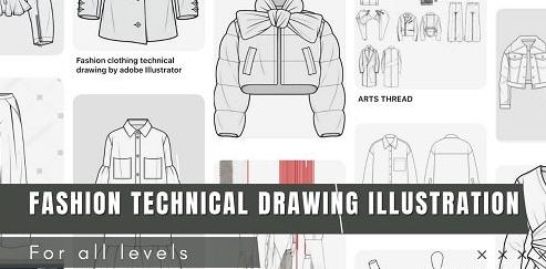 Fashion Design Technical Drawing Illustration for Beginners
