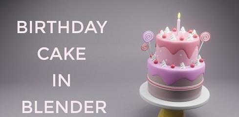 Learn Blender 3D by Creating Birthday Cake
