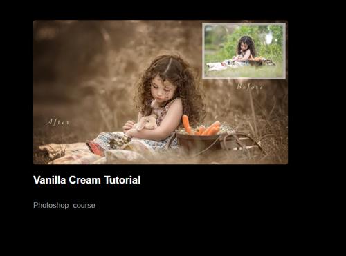 Lisset Perrier Photography – Vanilla Cream Tutorial