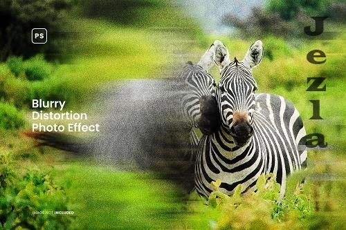 Blurry Distortion Photo Effect - XJH3B8B