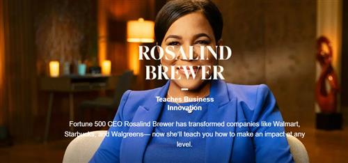 MasterClass - Rosalind Brewer Teaches Business Innovation