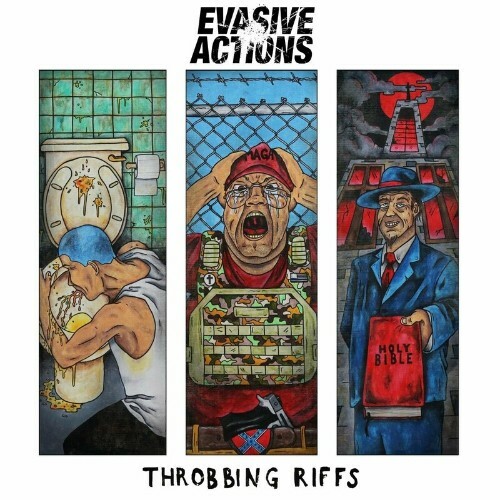 VA - Evasive Actions - Throbbing Riffs (2022) (MP3)