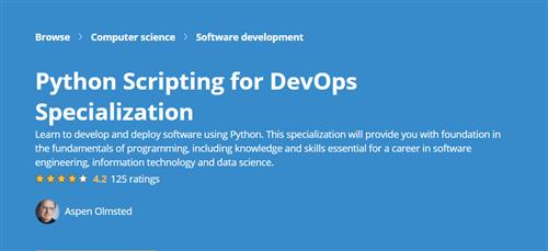Coursera - Python Scripting for DevOps Specialization