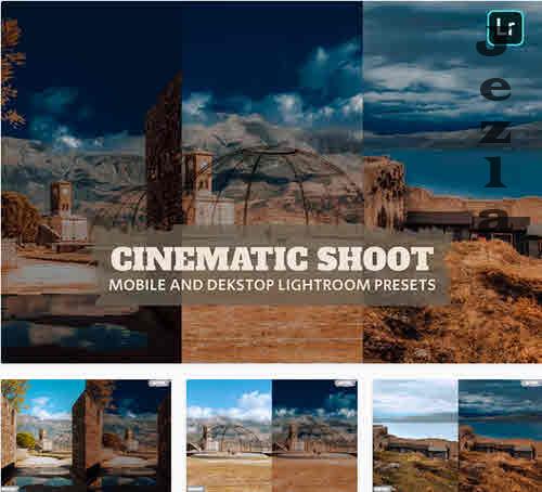 Cinematic Shoot Lightroom Presets Dekstop Mobile - S7Z229V