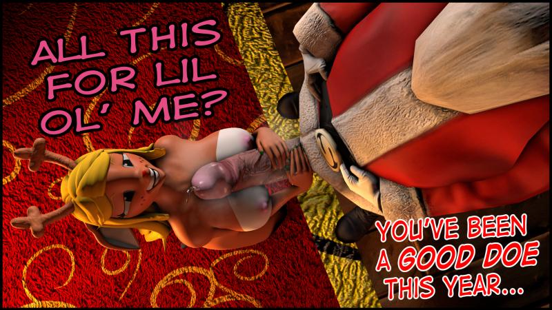 ChadChan3D - Rudolph the Red-Nosed Cuck 3D Porn Comic