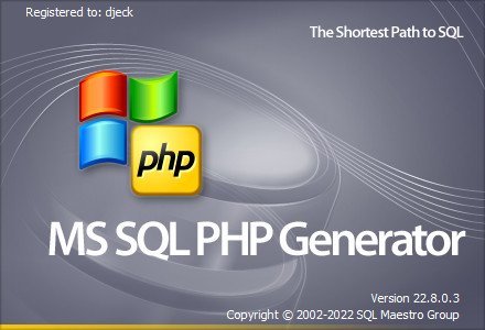 SQLMaestro MS SQL PHP Generator Professional v22.8.0.3 Multilingual