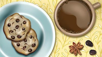 Create A Flat Lay Hot Cocoa & Cookies Artwork In  Procreate B3b5b09e27ab8257f1b9453250d4110a