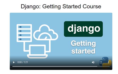 Talk Python - Django Getting Started Course