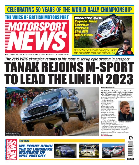 Motorsport News - December 15, 2022