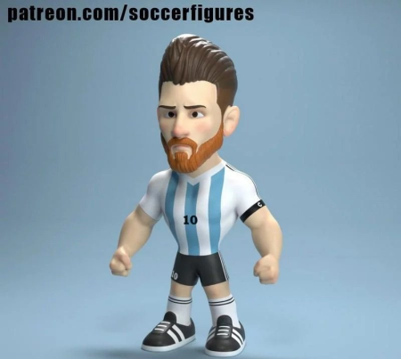 Lionel Messi – 2022 World Cup Final – Argentina Vs France – 3D Print Model