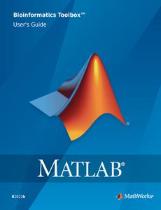 MATLAB Bioinformatics Toolbox User's Guide