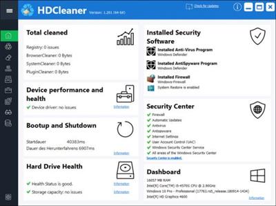 HDCleaner 2.041 Multilingual