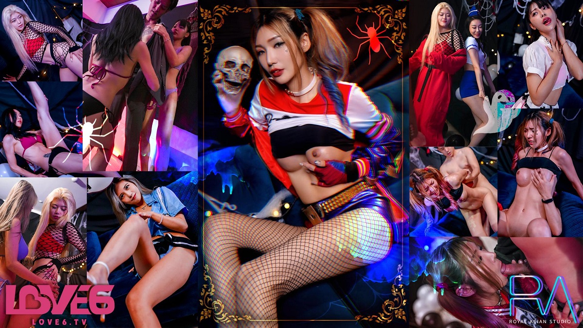 Wu Fangyi - Halloween promiscuous party, love without sugar, Halloween liberation. (Royal Asian Studio) [uncen] [RAS-0202] [2022 г., All Sex, Blowjob, Big Tits, 720p]