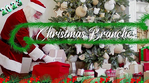 Videohive - Christmas Branches And Vignettes And Titles Pack 42347535 - Project For Final Cut & Apple Motion