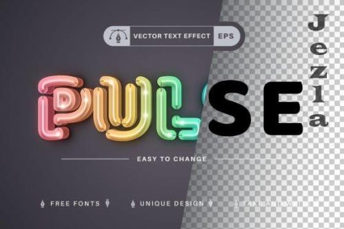 Pulsating able Editable Text Effect - 10975141