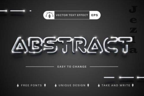 Light Connect - Editable Text Effect - 10975545
