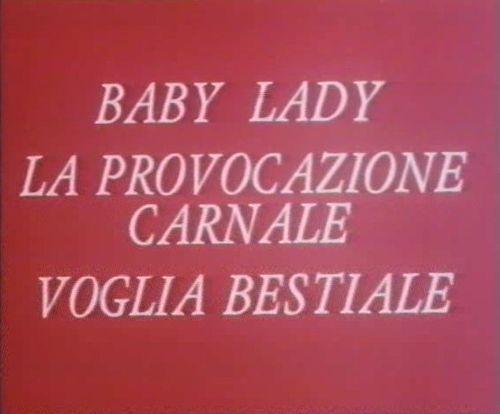 Baby lady, la provocazione carnale / Малышка, плотская провокация (Luigi Grosso (as Bill Lewis), Extra International) [1987 г., Erotic, VHSRip]