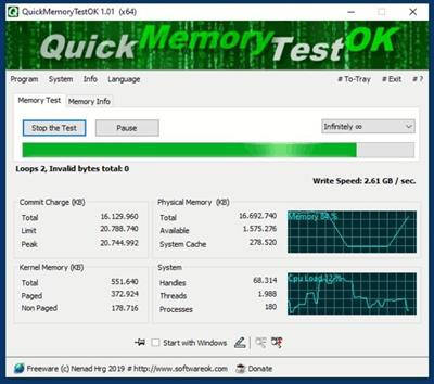 QuickMemoryTestOK 4.61 for ios instal