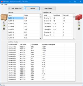 VovSoft Container Loading Calculator 1.4.0
