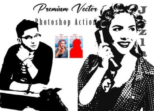 Premium Vector Photoshop Action - 10997459
