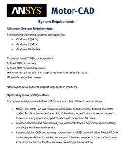 ANSYS Motor-CAD 2023 R1.1 Win x64