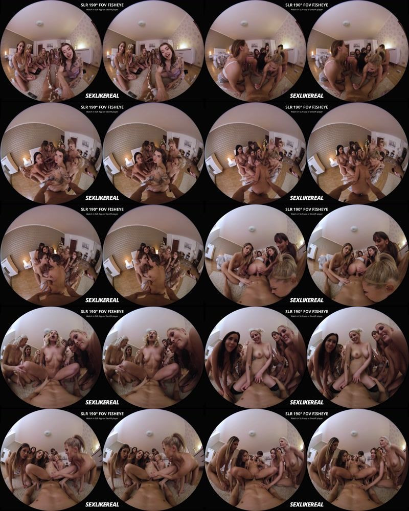 SLROriginals, SLR: Amy Doux, Angelika Grays, Candee Licious, Eden Ivy, Irina Cage, Lili Charmelle, Mary Bambola, Rebecca Volpetti - Ten to One (POV) - Surrounded by the Hottest Stars [Oculus Rift, Vive | SideBySide] [4000p]
