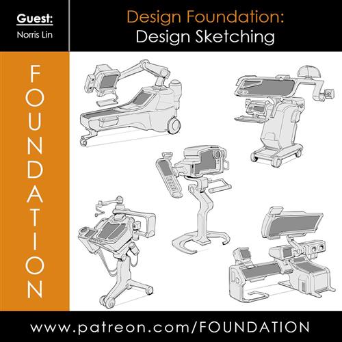 Foundation Patreon – Design Foundation Design Sketching with Norris Lin