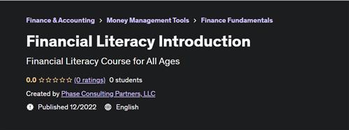 Financial Literacy Introduction