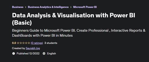 Data Analysis & Visualisation with Power BI (Basic)