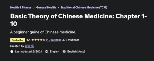 Basic Theory of Chinese Medicine Chapter 1-10