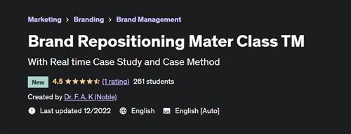 Brand Repositioning Mater Class TM