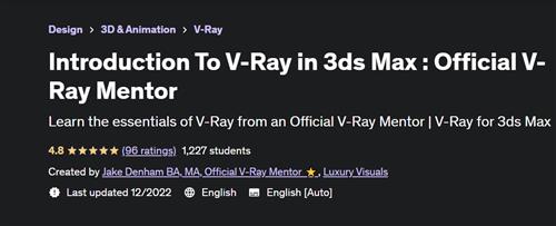 Introduction To V-Ray in 3ds Max  Official V-Ray Mentor