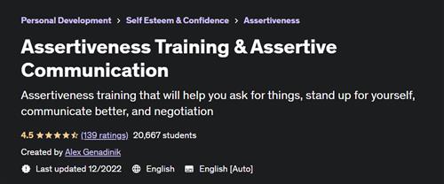 Assertiveness Training & Assertive Communication