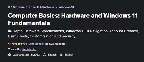 Computer Basics, Fundamentals With Windows 11