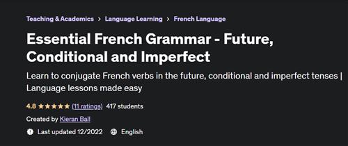 Essential French Grammar - Future, Conditional and Imperfect