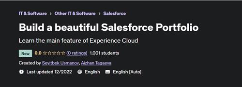 Build a beautiful Salesforce Portfolio