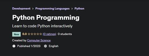 Python Programming (2023)