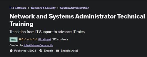 Network and Systems Administrator Technical Training