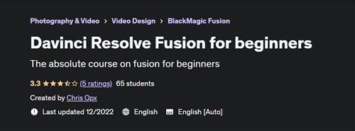 Davinci Resolve Fusion for beginners
