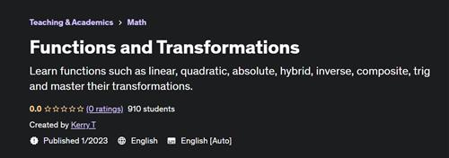 Functions and Transformations