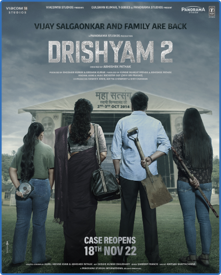 Drishyam 2 2022 1080p AMZN WEBRip x265 Hindi DDP5 1 ESub - SP3LL