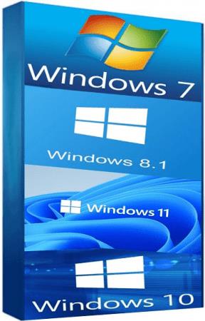 Windows All (7, 8.1, 10, 11) All Editions With Updates AIO 51in1 December 2022  Preactivated