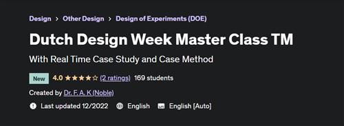 Dutch Design Week Master Class TM